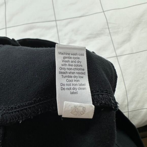 Athleta Pants Womens 2 Petite Black Ponte Knit Moto Stretch Casual Zip Pockets - Picture 6 of 10